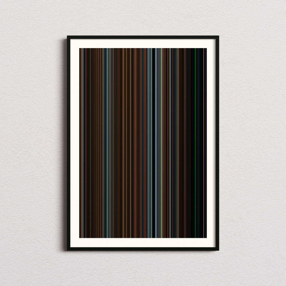 10 Cloverfield Lane Movie Barcode Poster - Barcode Only