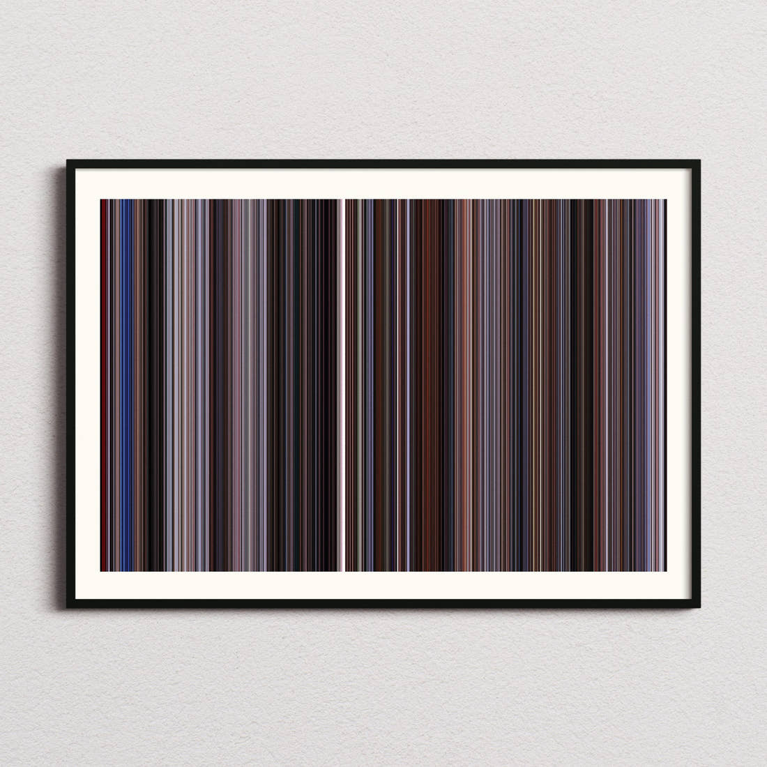 12 Monkeys Movie Barcode Poster - Barcode Only