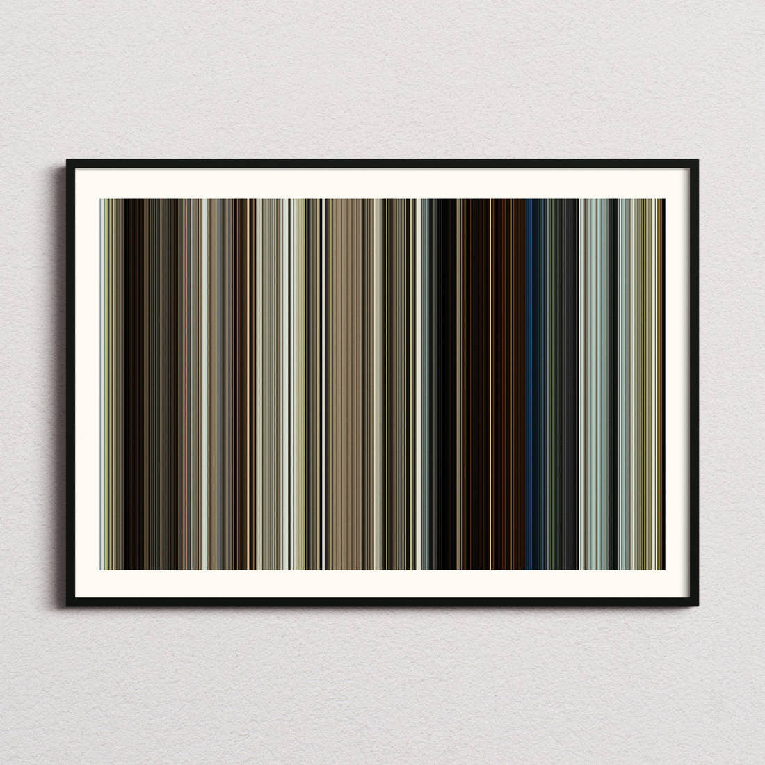 1917 Movie Barcode Poster - Barcode Only