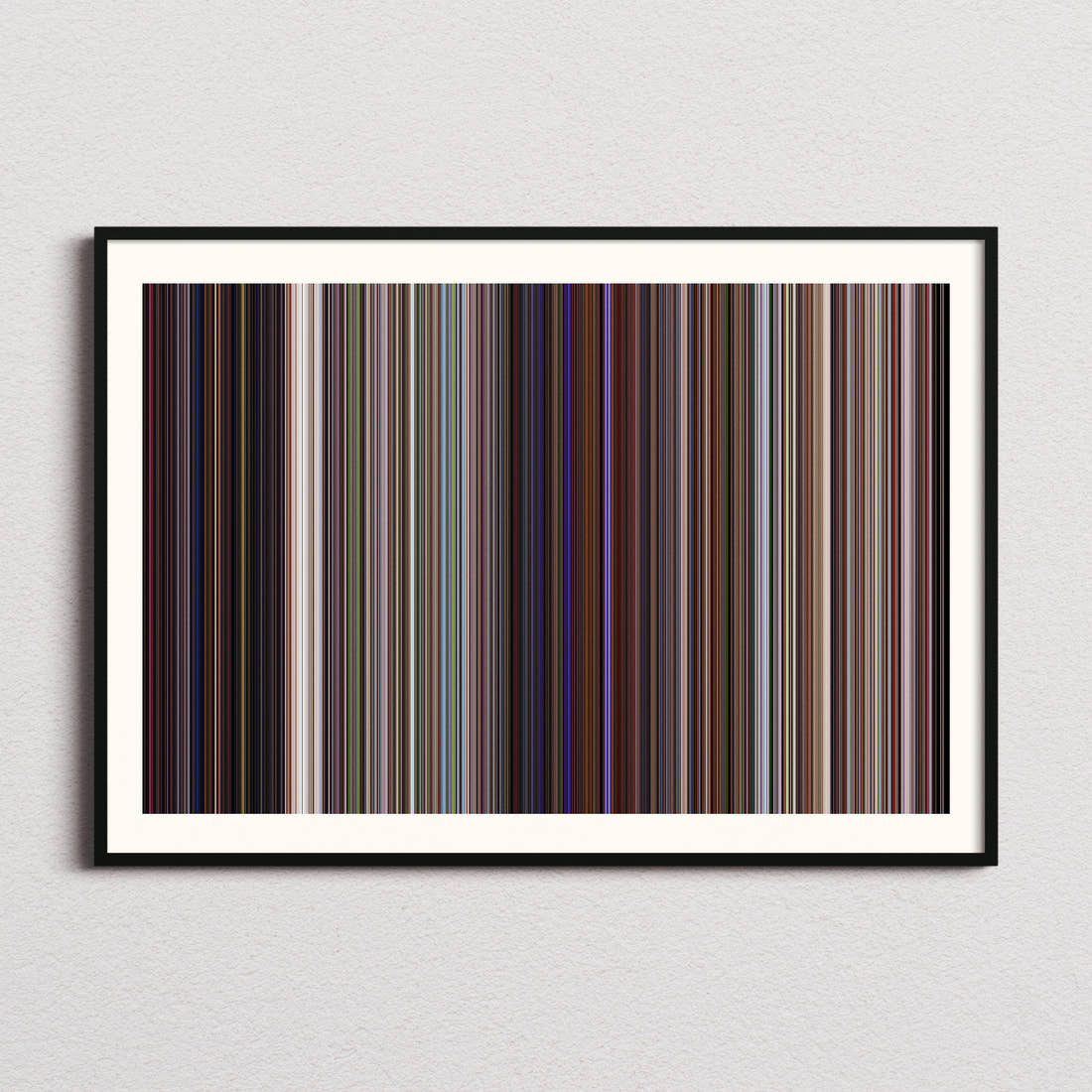 2 Fast 2 Furious Movie Barcode Poster - Barcode Only