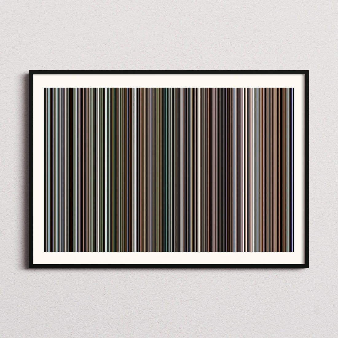 21 Grams Movie Barcode Poster - Barcode Only