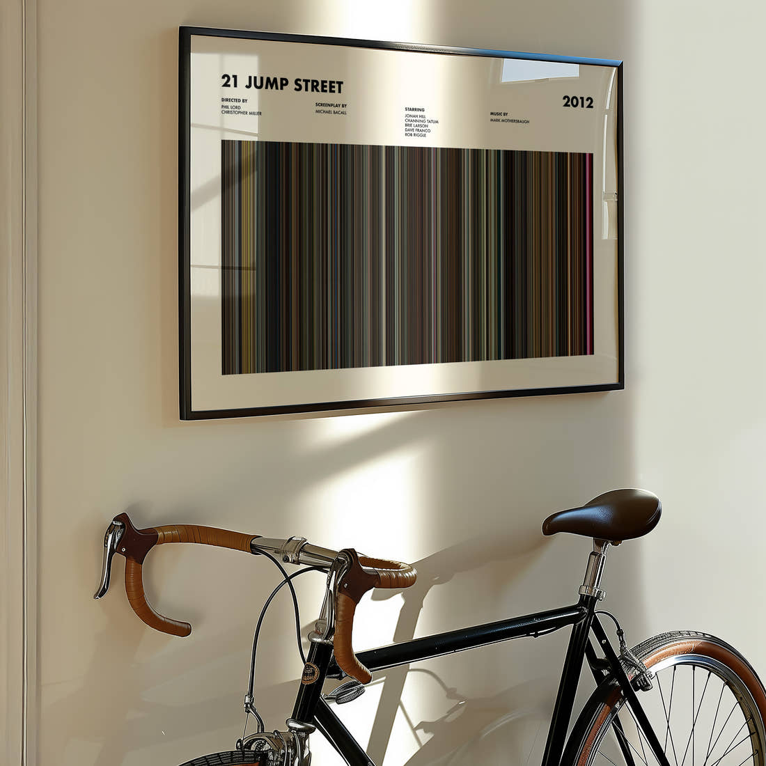 21 Jump Street Movie Barcode Poster
