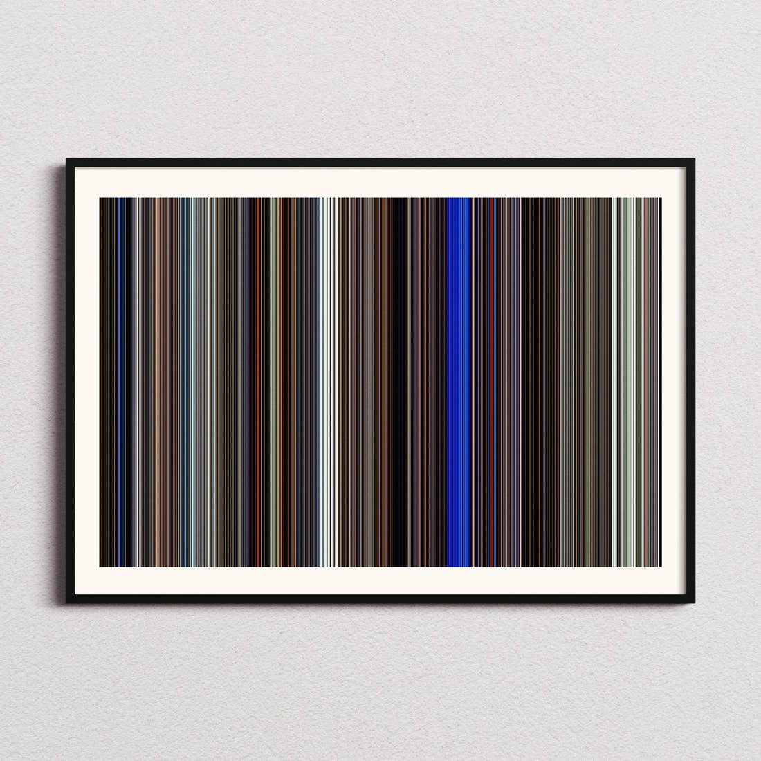 25th Hour Movie Barcode Poster - Barcode Only