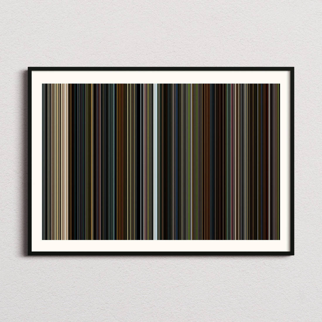 28 Days Later Movie Barcode Poster - Barcode Only