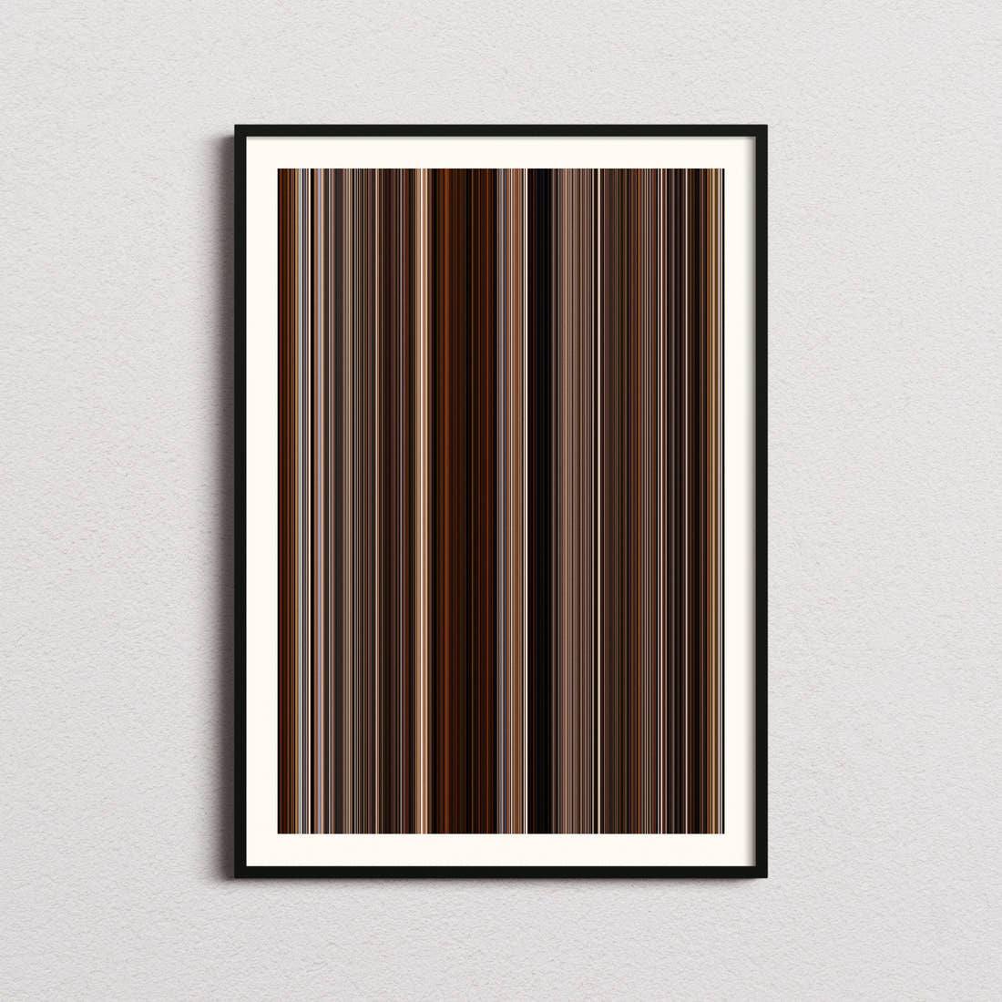 3:10 to Yuma Movie Barcode Poster - Barcode Only