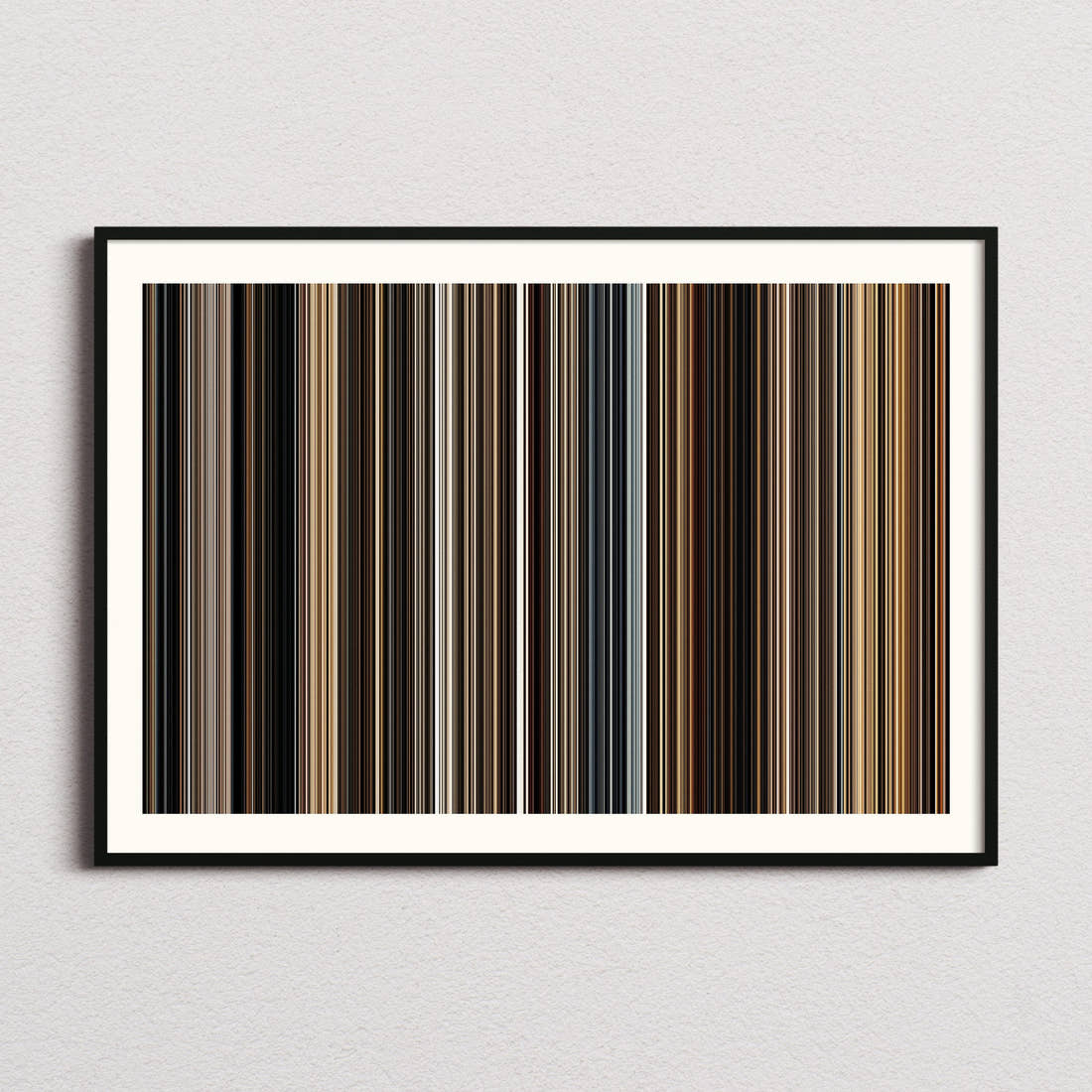 300 Movie Barcode Poster - Barcode Only