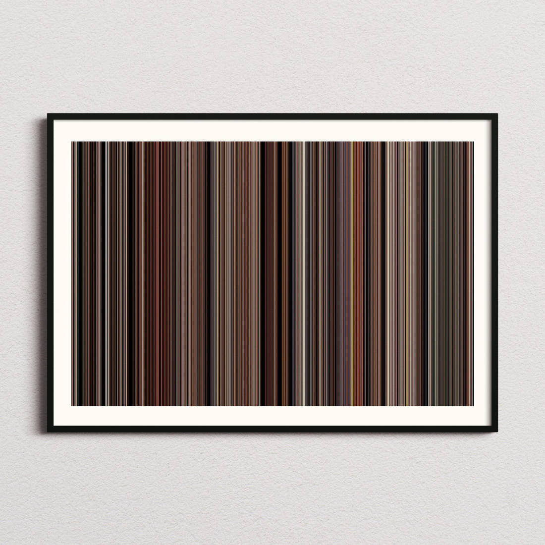(500) Days of Summer Movie Barcode Poster - Barcode Only
