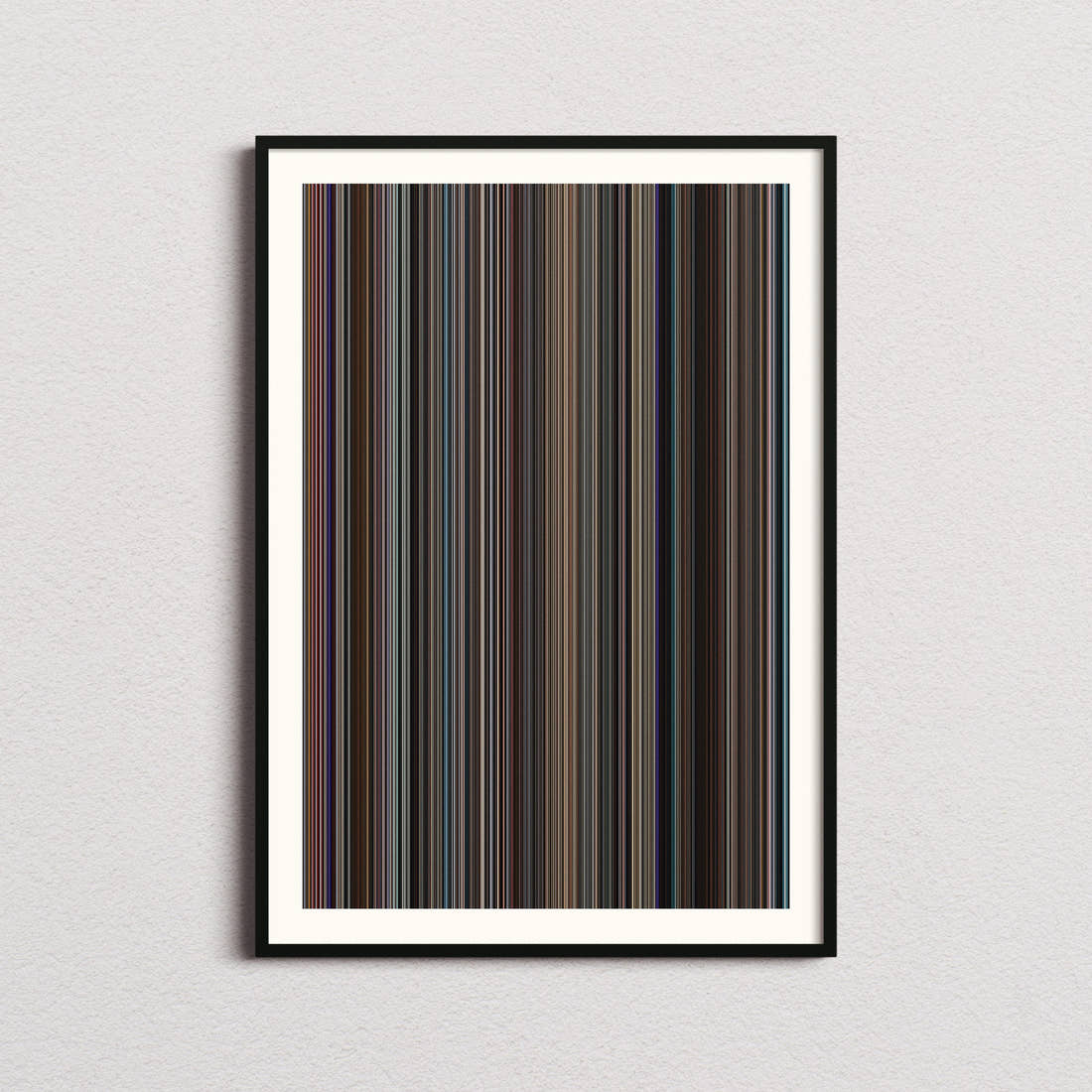 A Beautiful Day in the Neighborhood Movie Barcode Poster - Barcode Only
