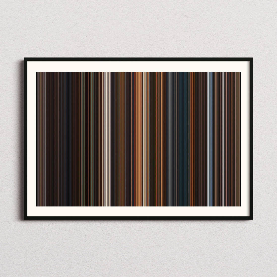 A Christmas Carol Movie Barcode Poster - Barcode Only