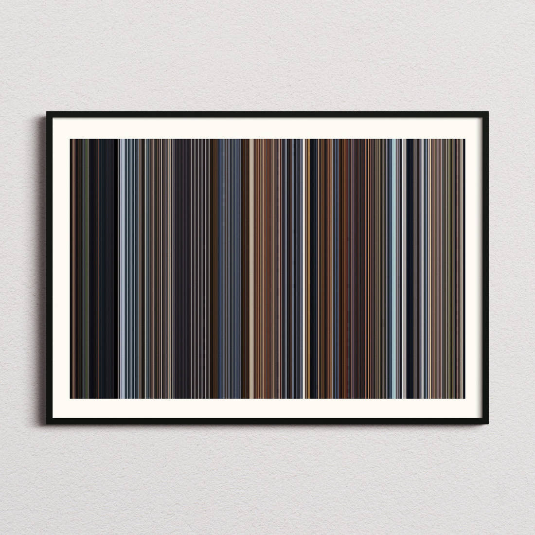 A Ghost Story Movie Barcode Poster - Barcode Only
