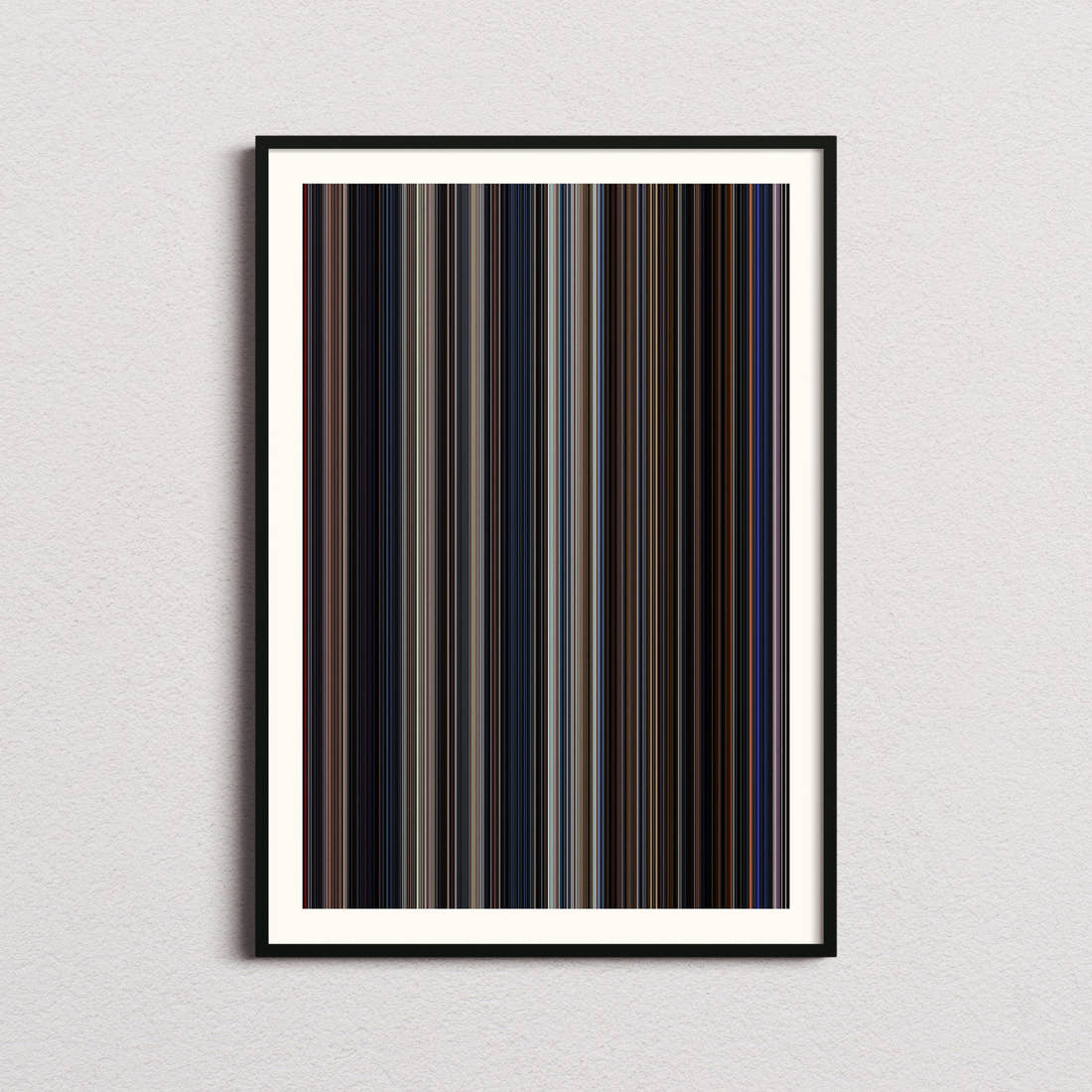 A Nightmare on Elm Street Movie Barcode Poster - Barcode Only
