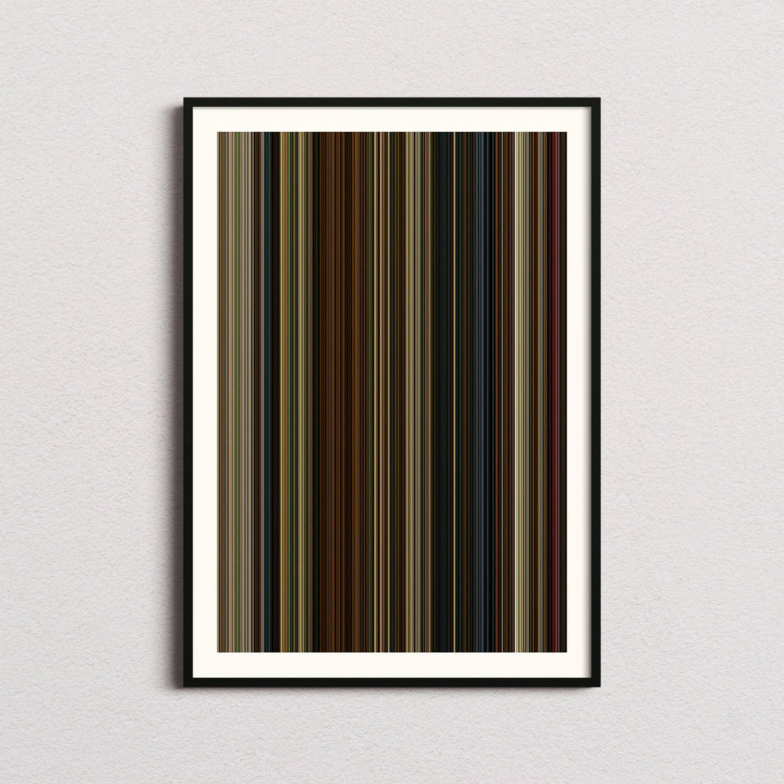 A Quiet Place Part II Movie Barcode Poster - Barcode Only