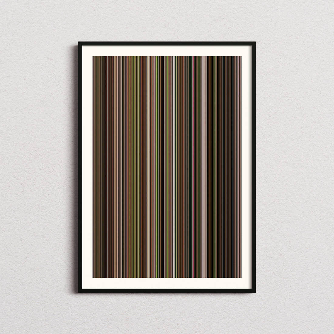 A Room with a View Movie Barcode Poster - Barcode Only