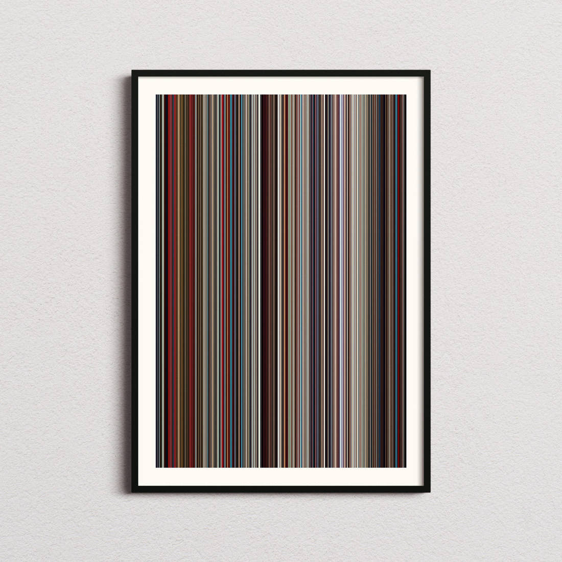 A Star Is Born Movie Barcode Poster - Barcode Only