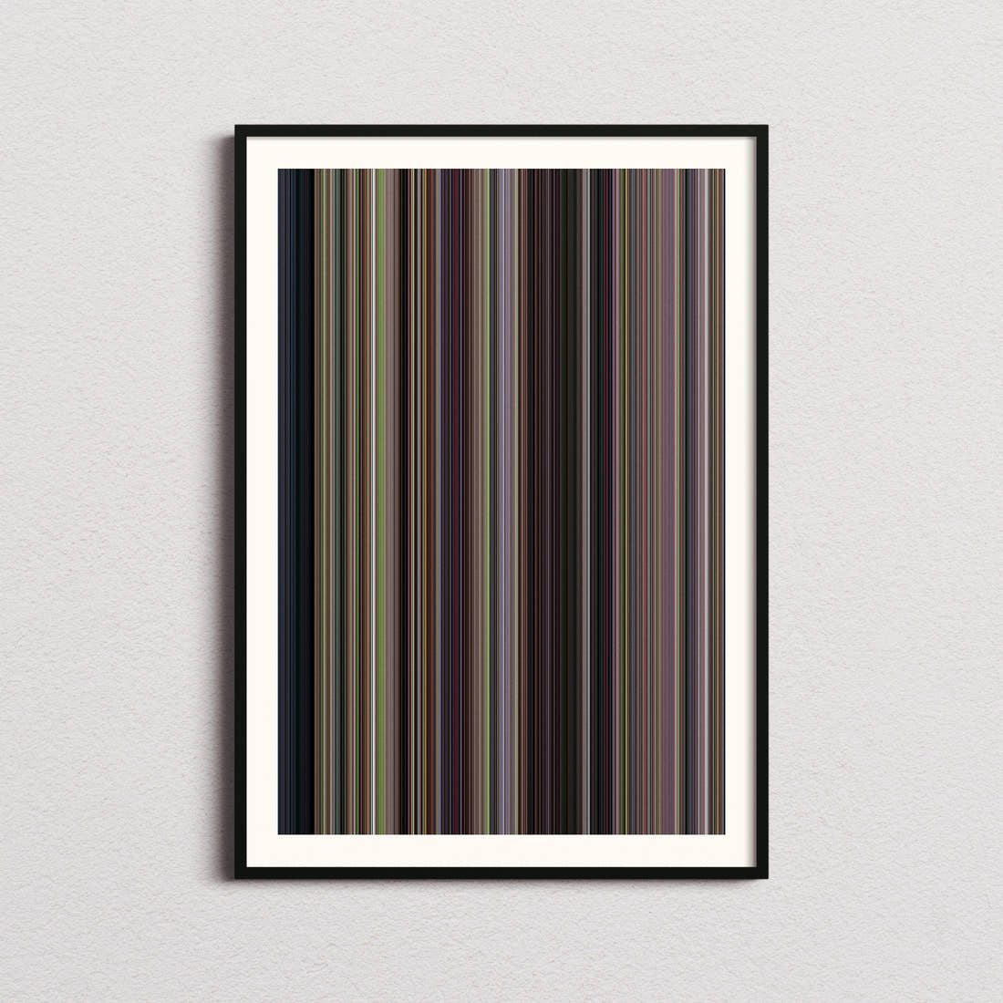 A Walk to Remember Movie Barcode Poster - Barcode Only
