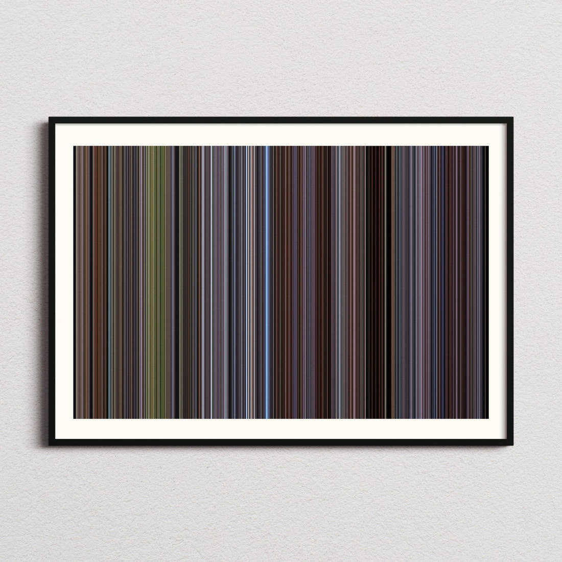 About a Boy Movie Barcode Poster - Barcode Only