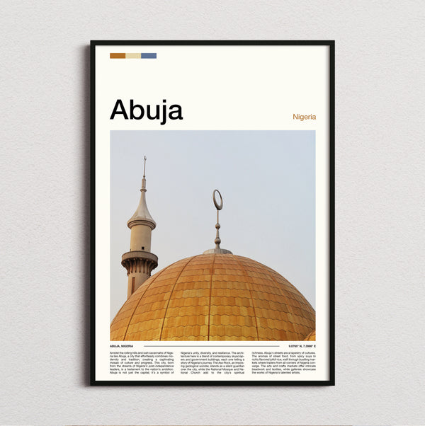 Abuja - Golden Dome - Travel Print