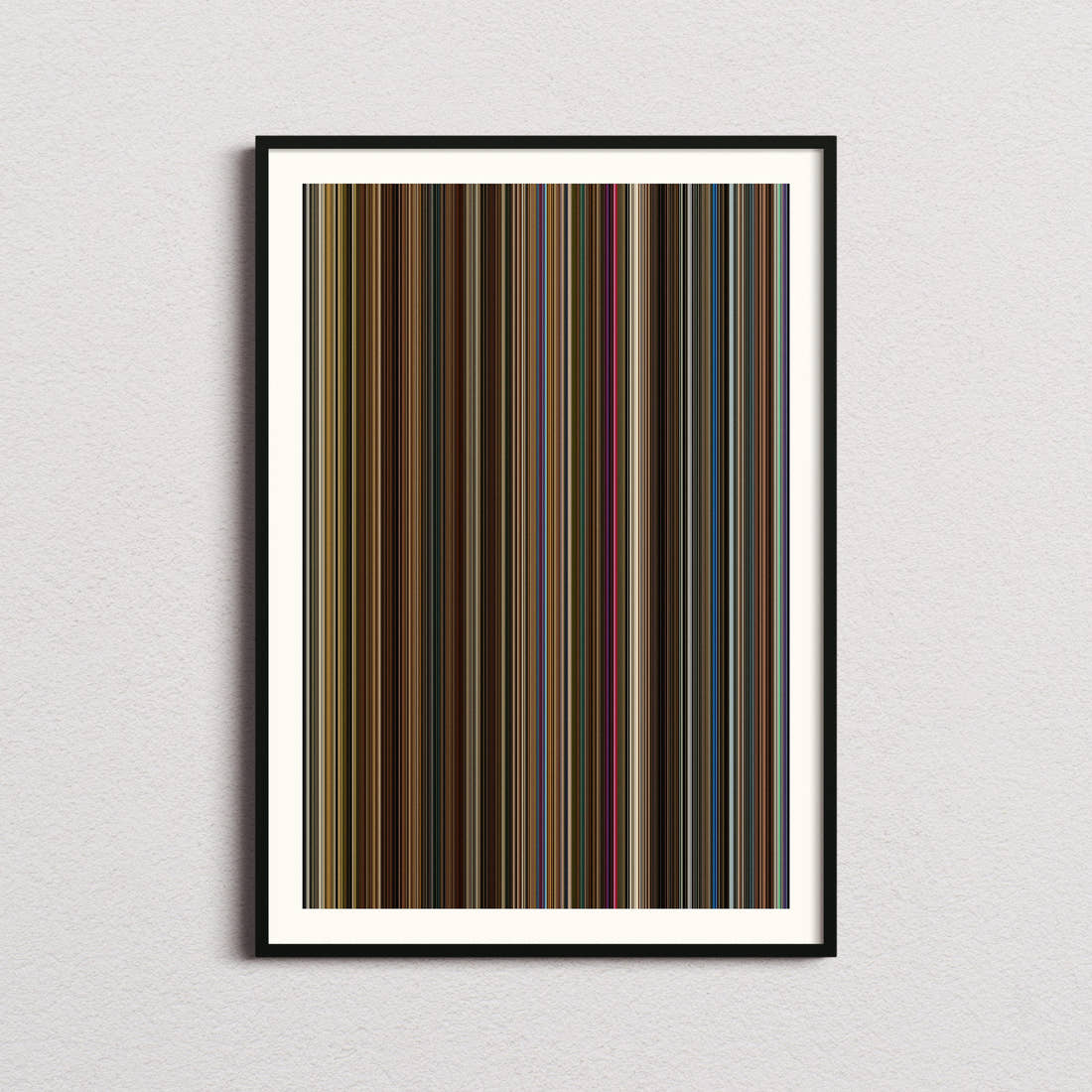 Across the Universe Movie Barcode Poster - Barcode Only