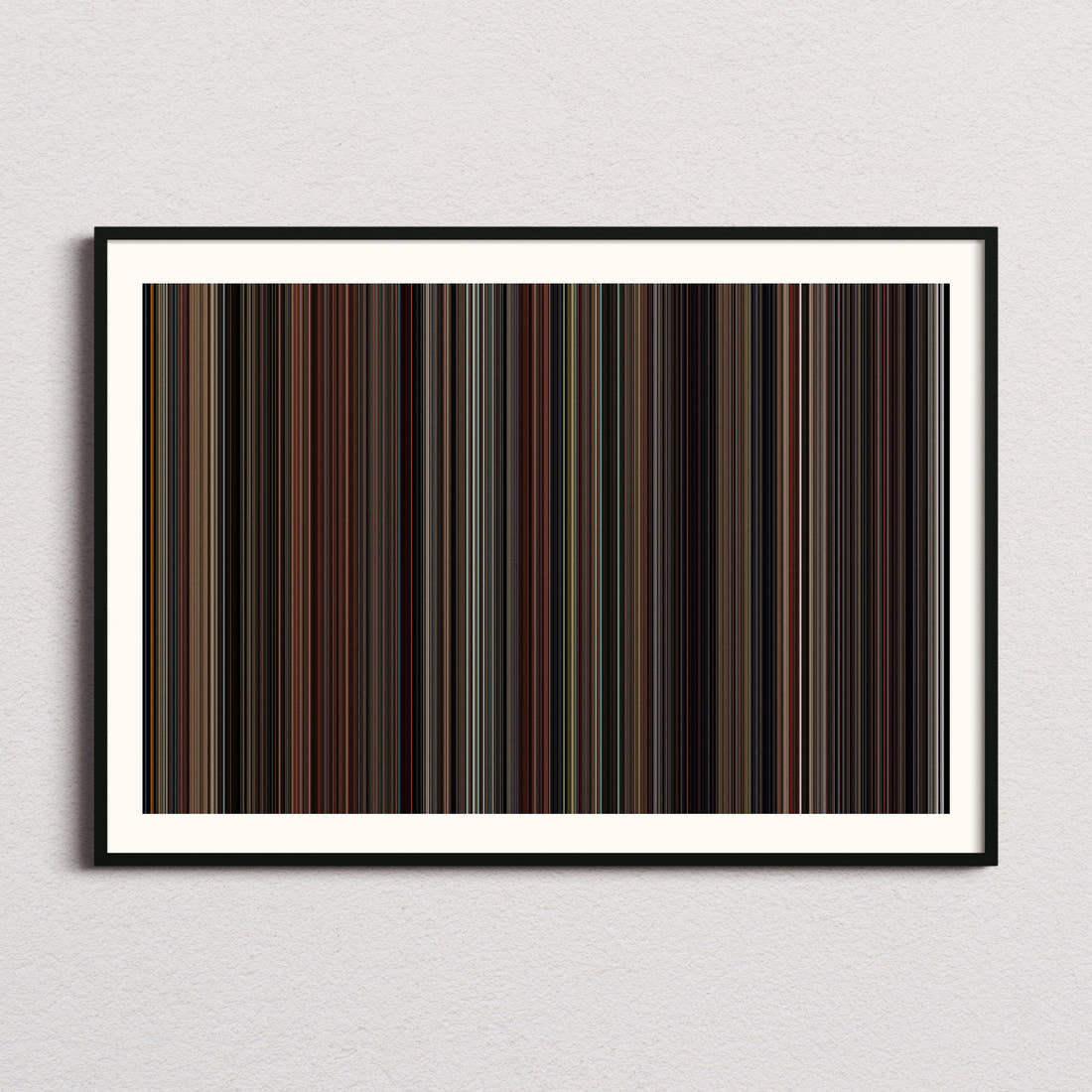 After Hours Movie Barcode Poster - Barcode Only