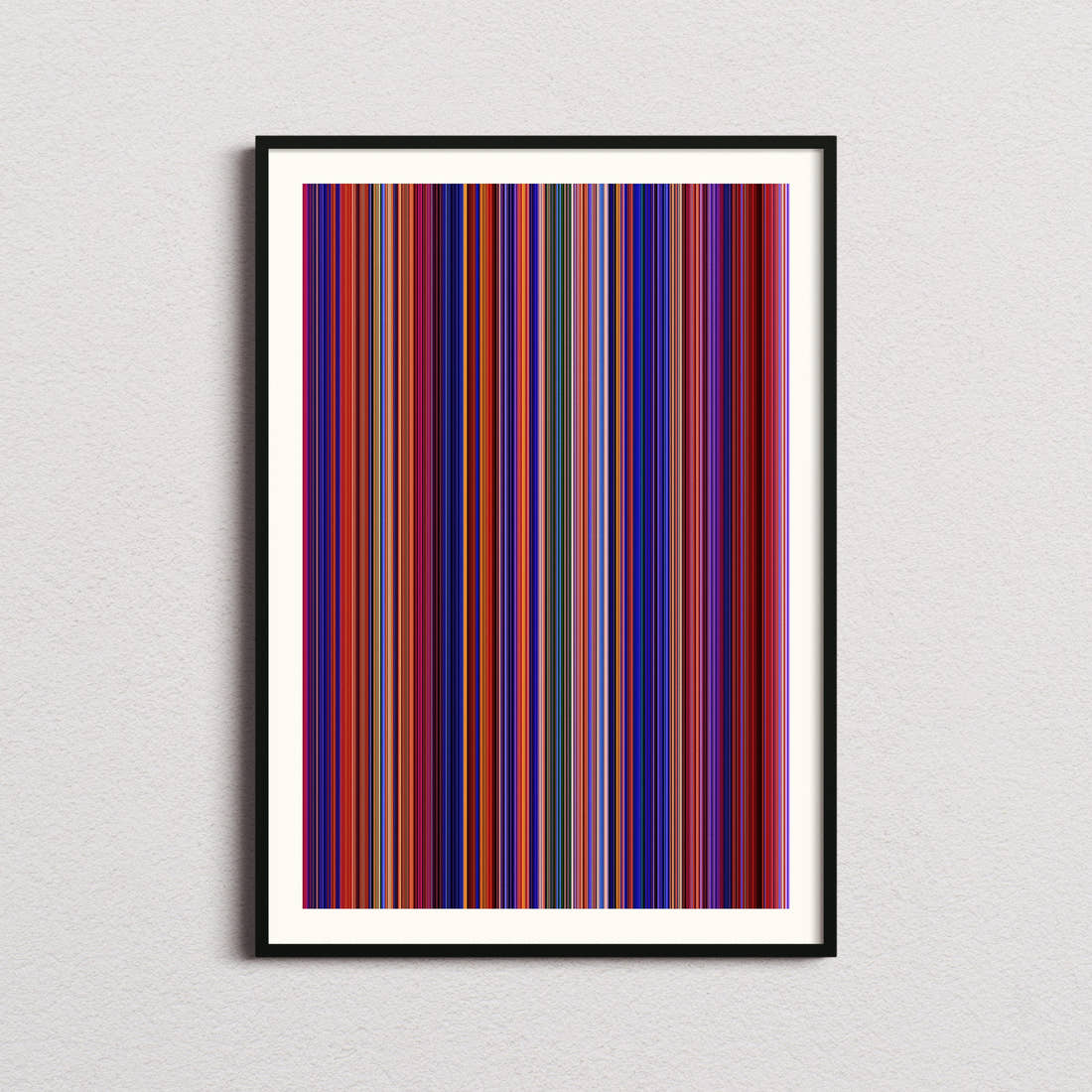 Aladdin Movie Barcode Poster - Barcode Only