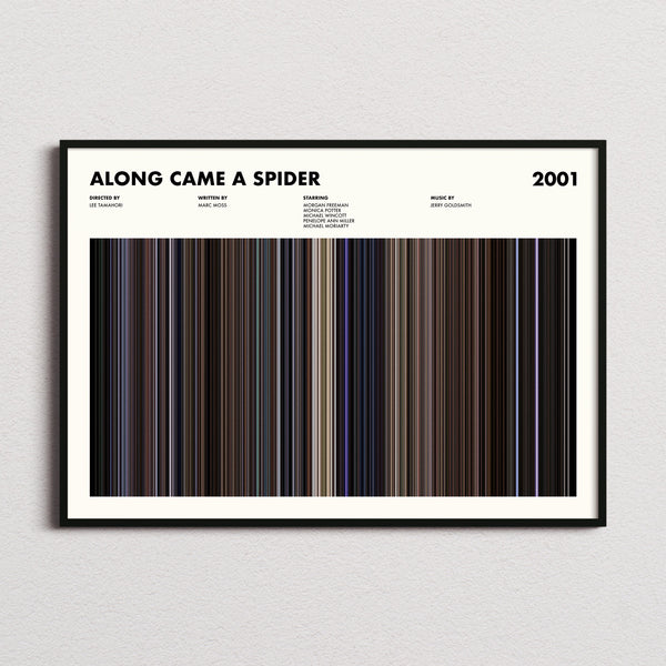 Along Came a Spider Movie Barcode Poster