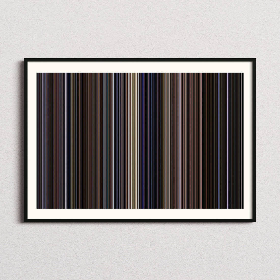 Along Came a Spider Movie Barcode Poster - Barcode Only