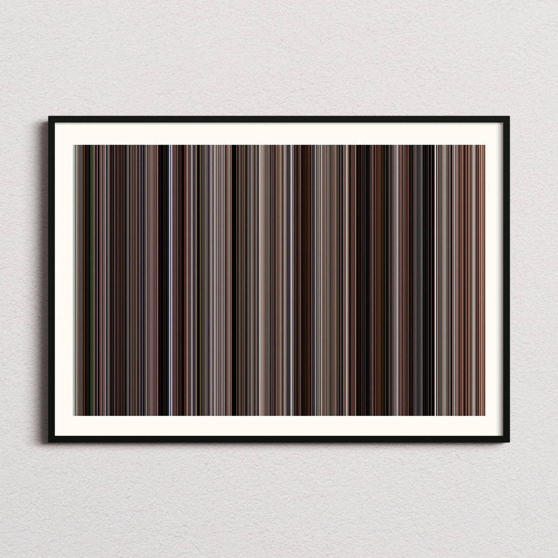 American Psycho Movie Barcode Poster - Barcode Only