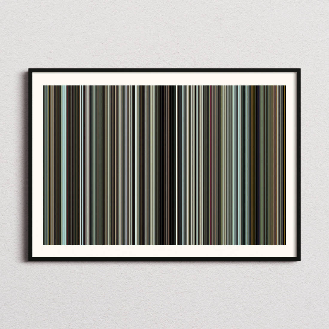 American Sniper Movie Barcode Poster - Barcode Only