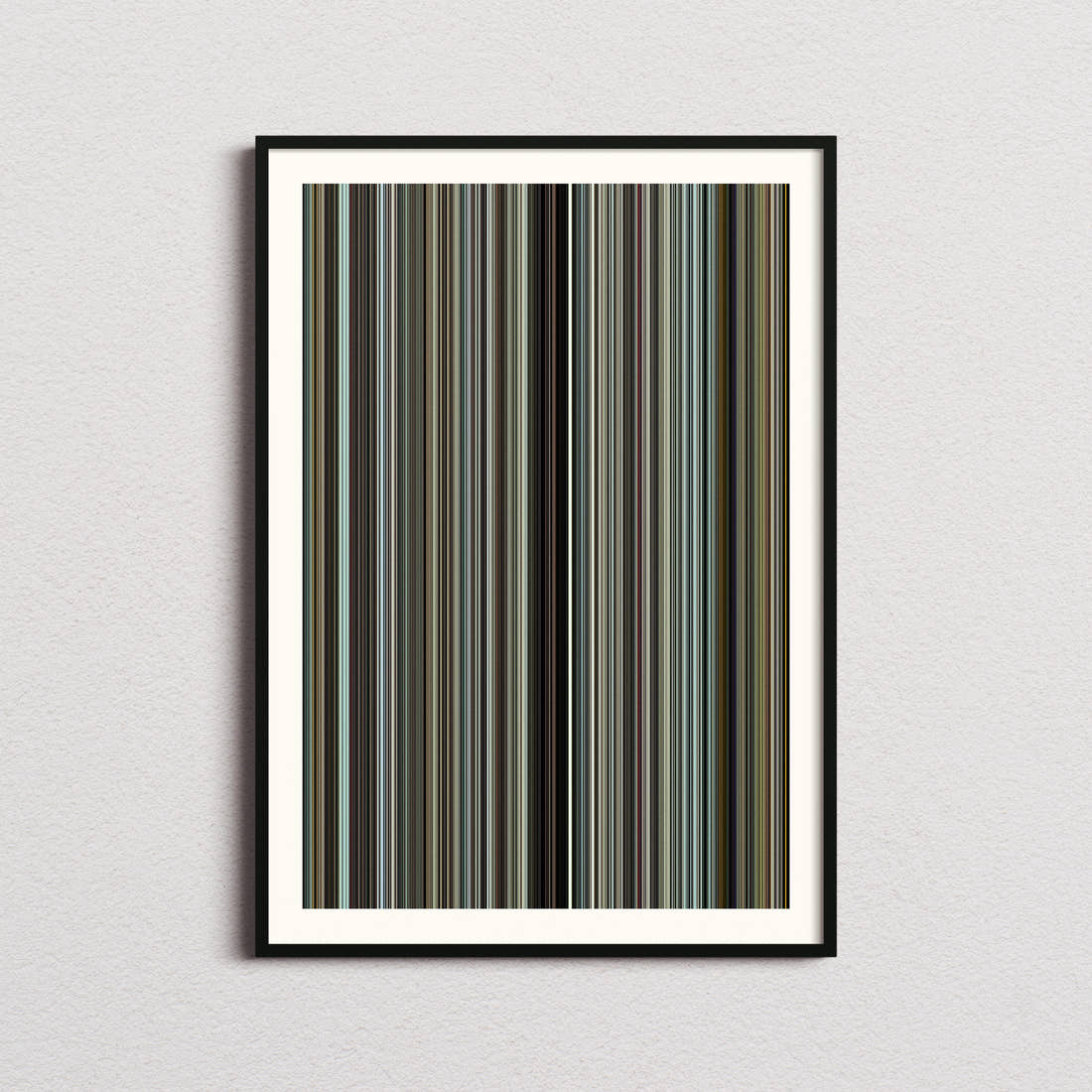 American Sniper Movie Barcode Poster - Barcode Only