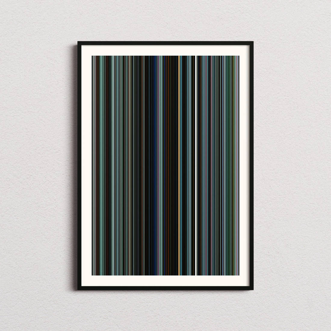 American Ultra Movie Barcode Poster - Barcode Only