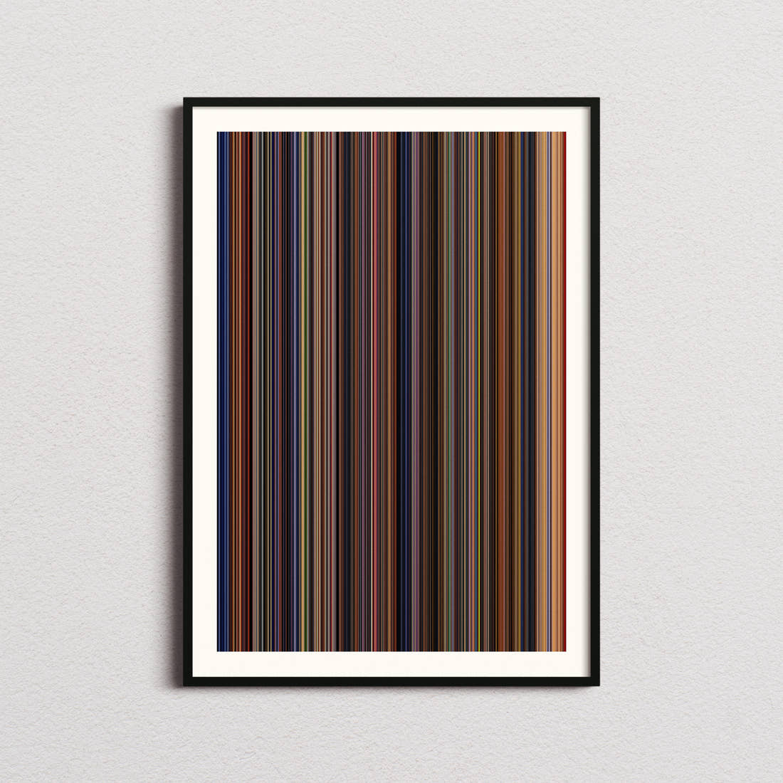 An American Tail Movie Barcode Poster - Barcode Only