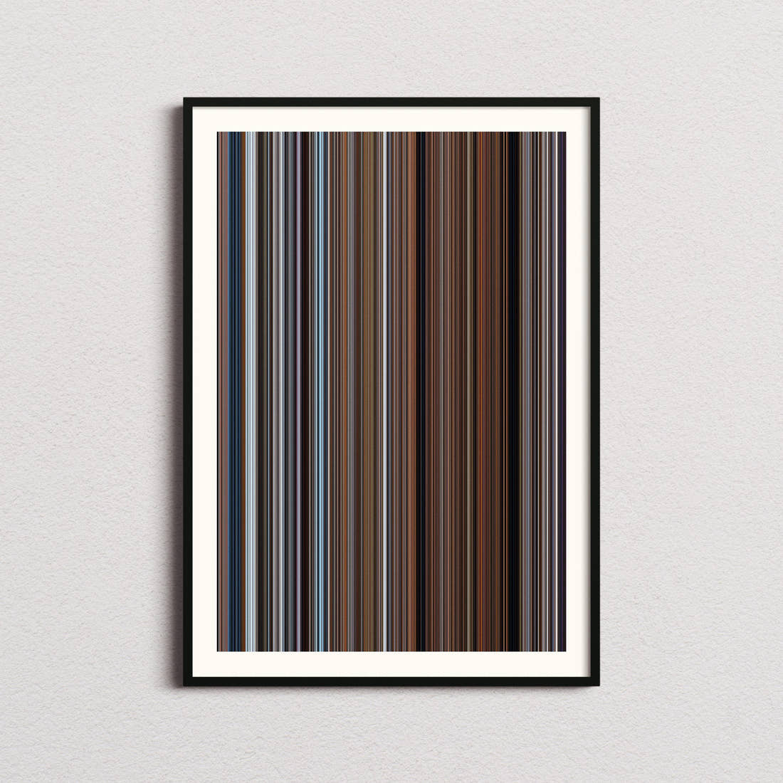 Anatomy of a Fall Movie Barcode Poster - Barcode Only