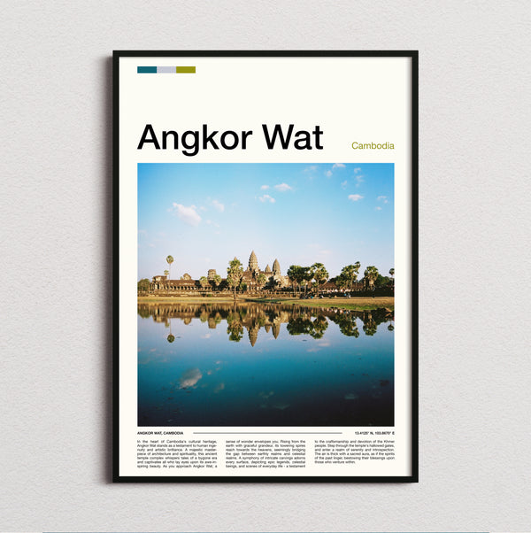 Angkor Wat - Temple Reflection - Travel Print