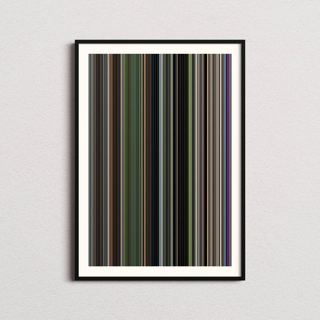 Annihilation Movie Barcode Poster - Barcode Only