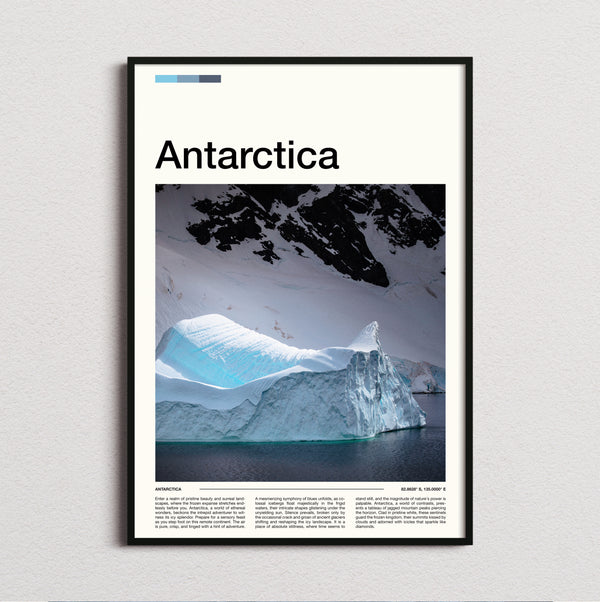 Antarctica - Iceberg - Travel Print