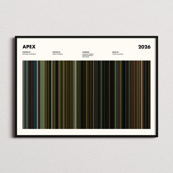 Apex Movie Barcode Poster