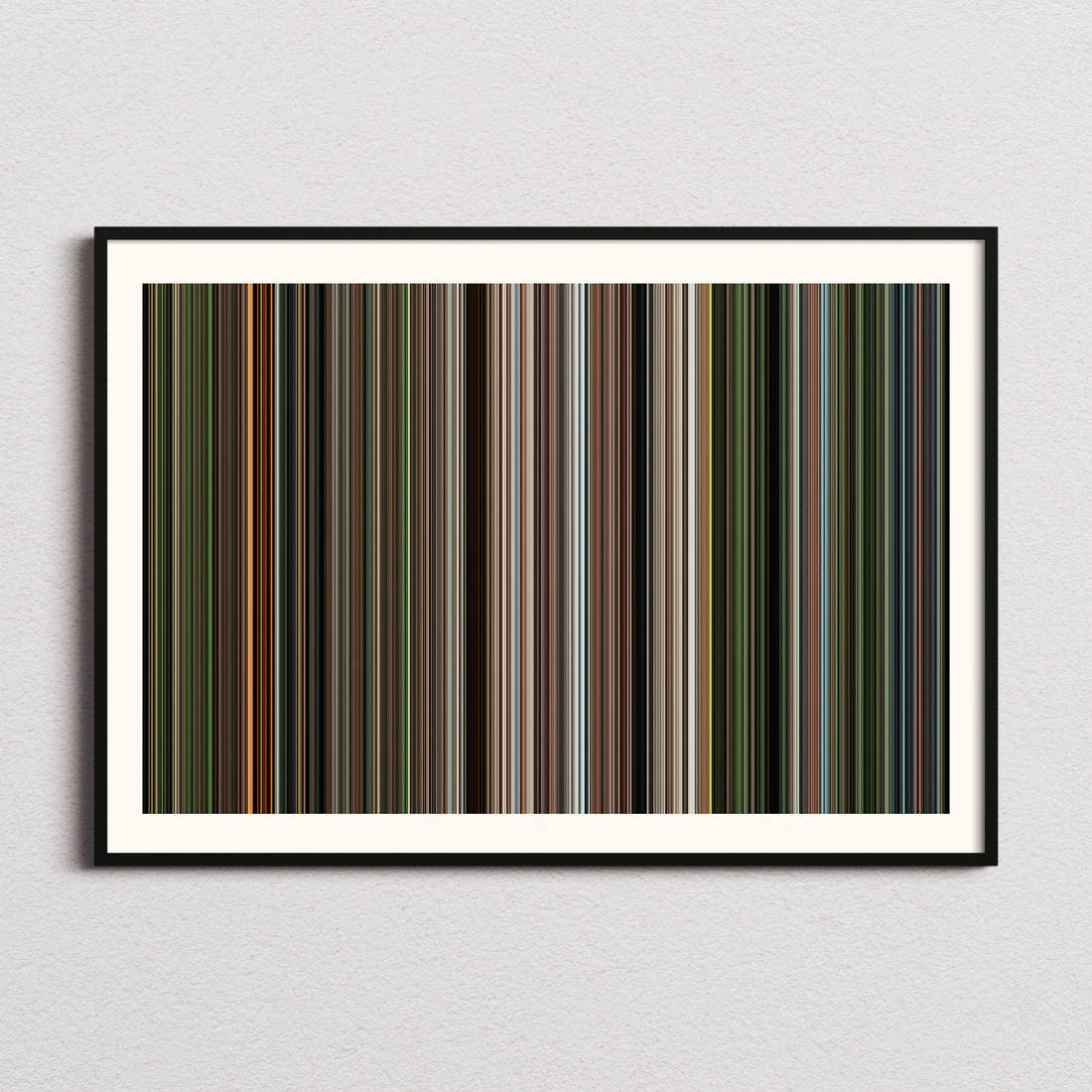 Apocalypto Movie Barcode Poster - Barcode Only