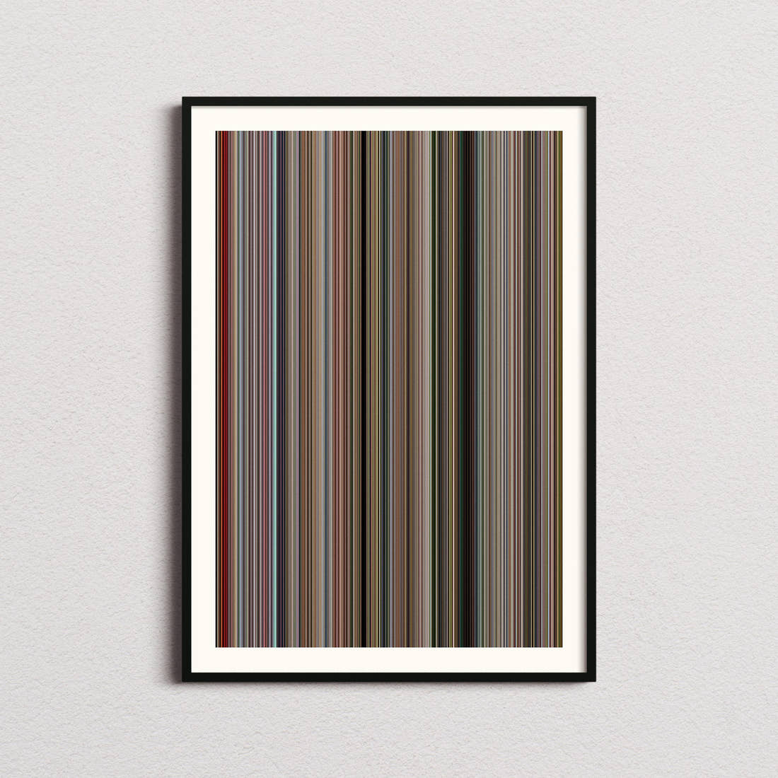 Attack of the Killer Tomatoes Movie Barcode Poster - Barcode Only