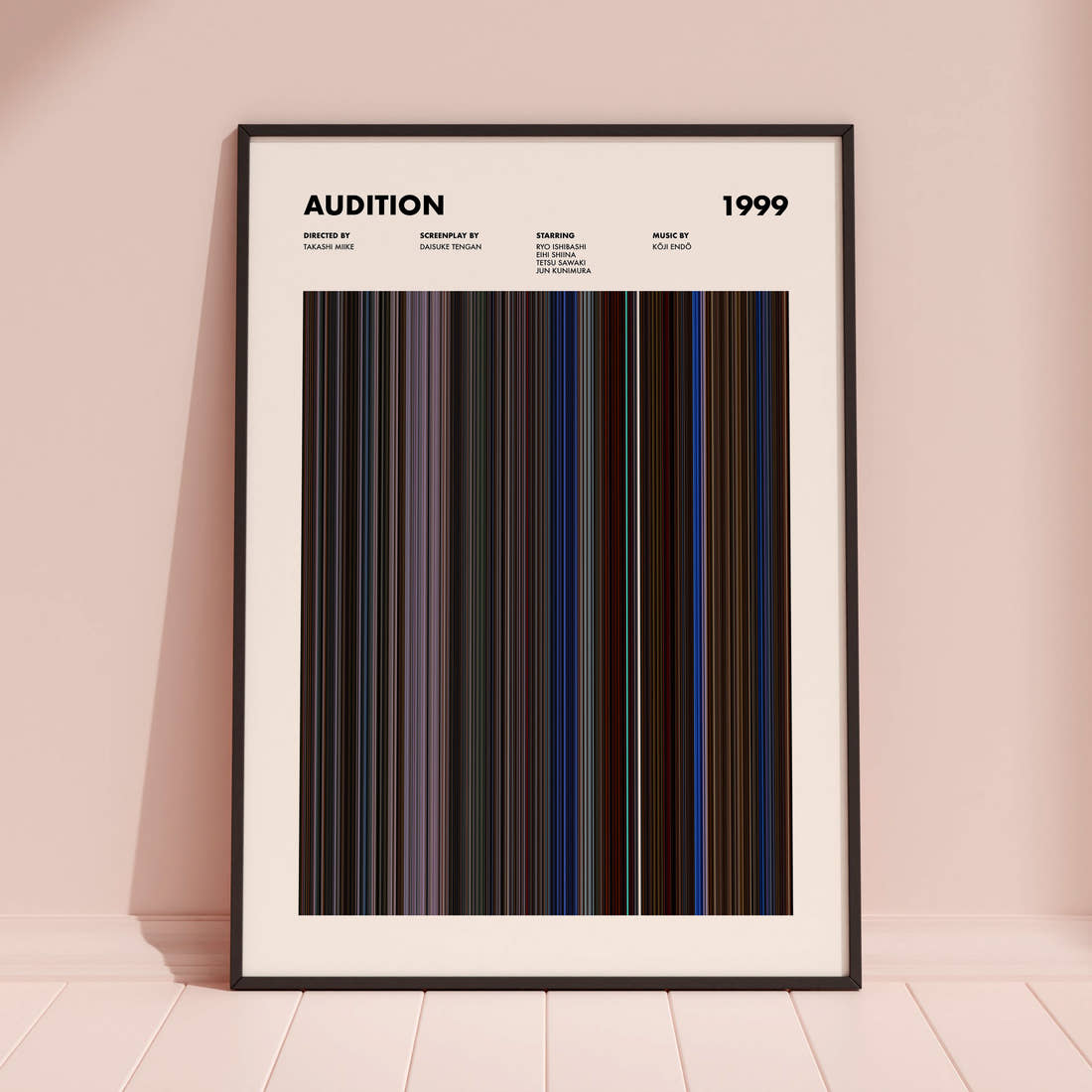 Audition Movie Barcode Poster