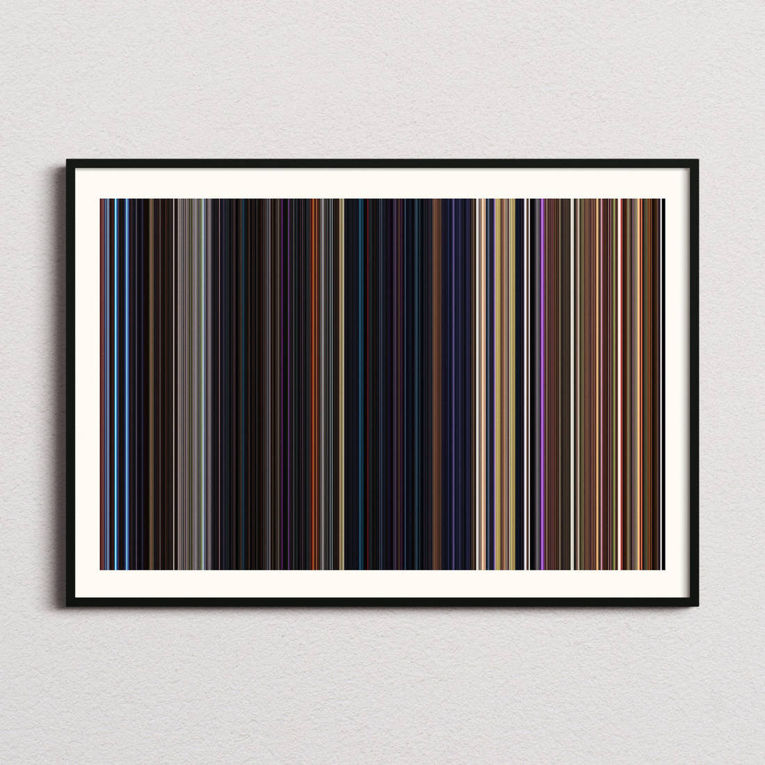 Avengers: Infinity War Movie Barcode Poster - Barcode Only