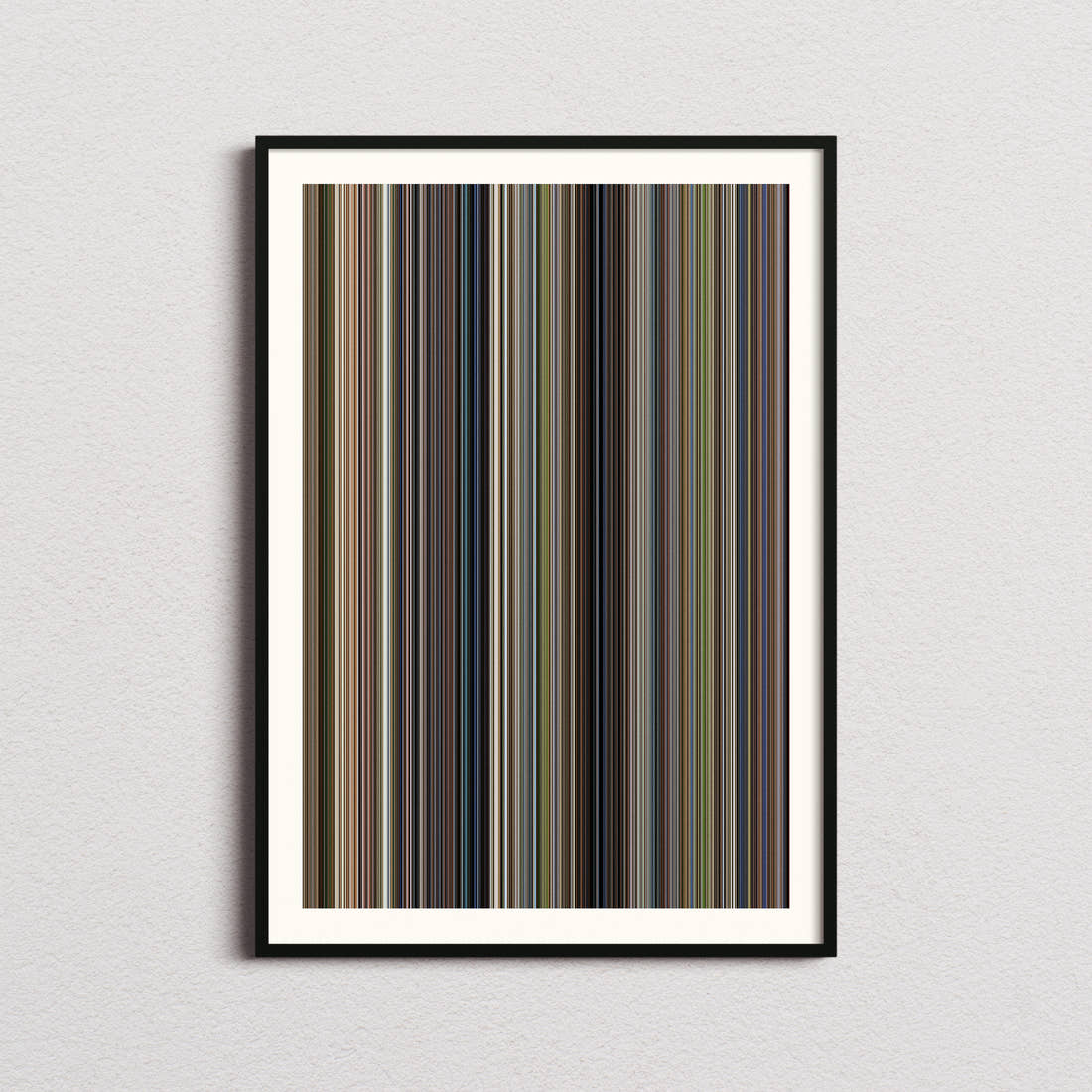 Babam ve Oğlum Movie Barcode Poster - Barcode Only