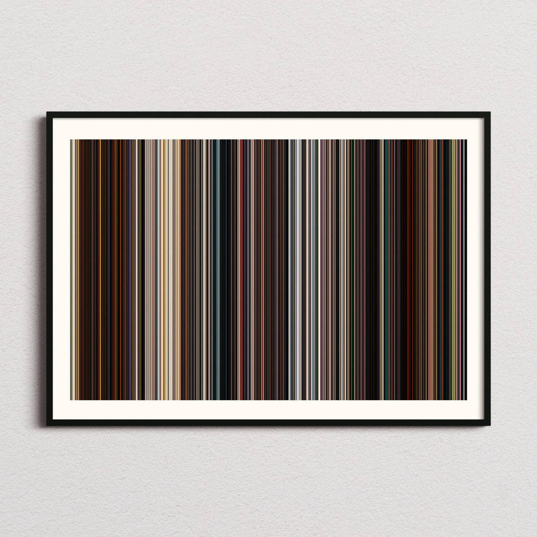 Babylon Movie Barcode Poster - Barcode Only