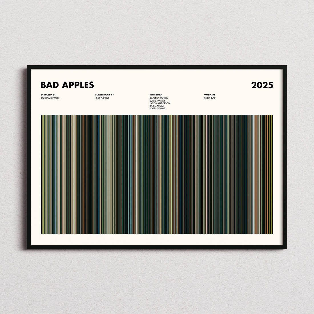 Bad Apples Movie Barcode Poster
