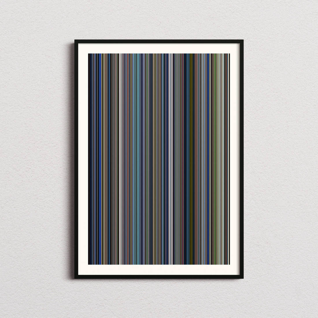 Bad Boys II Movie Barcode Poster - Barcode Only