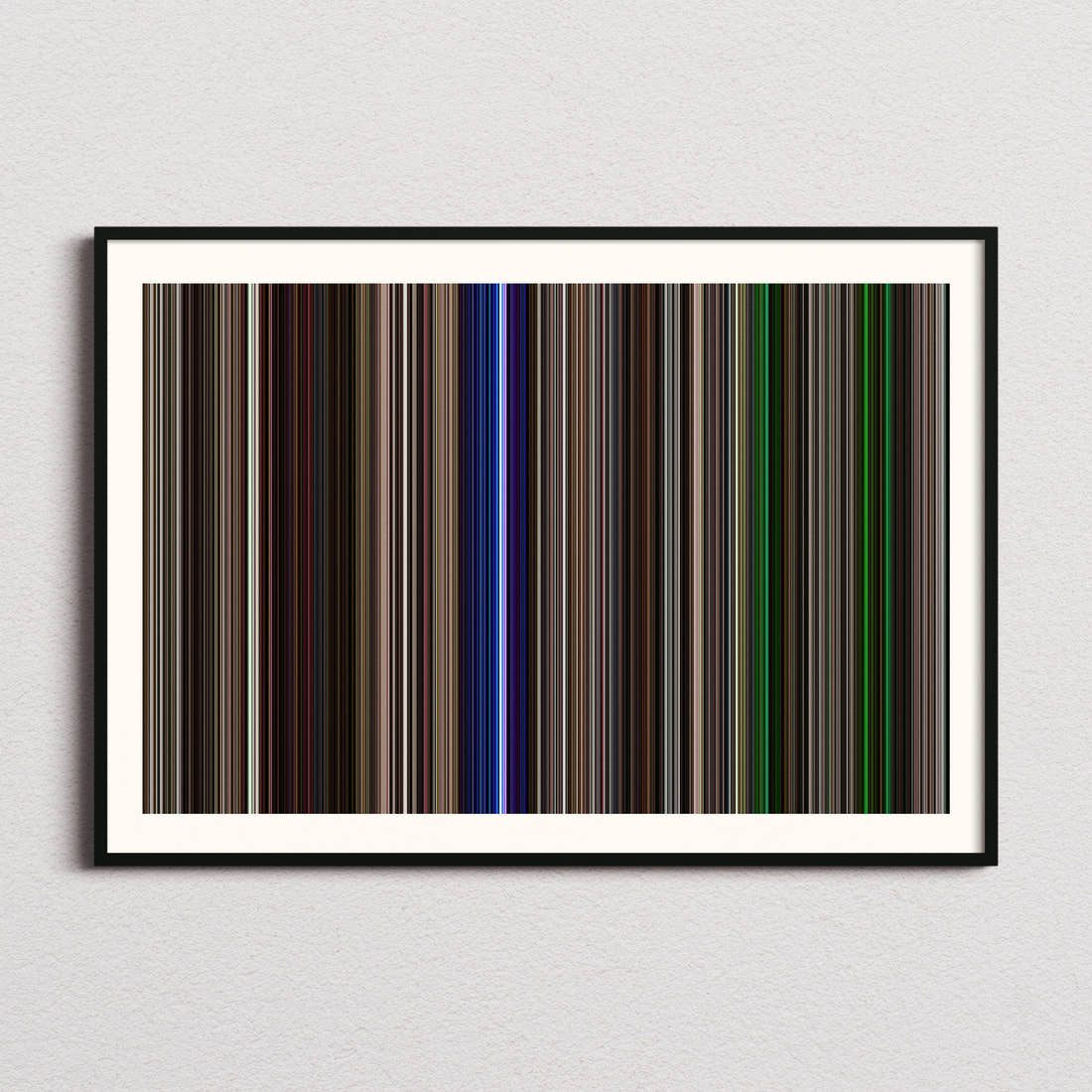 Bad Neighbours Movie Barcode Poster - Barcode Only
