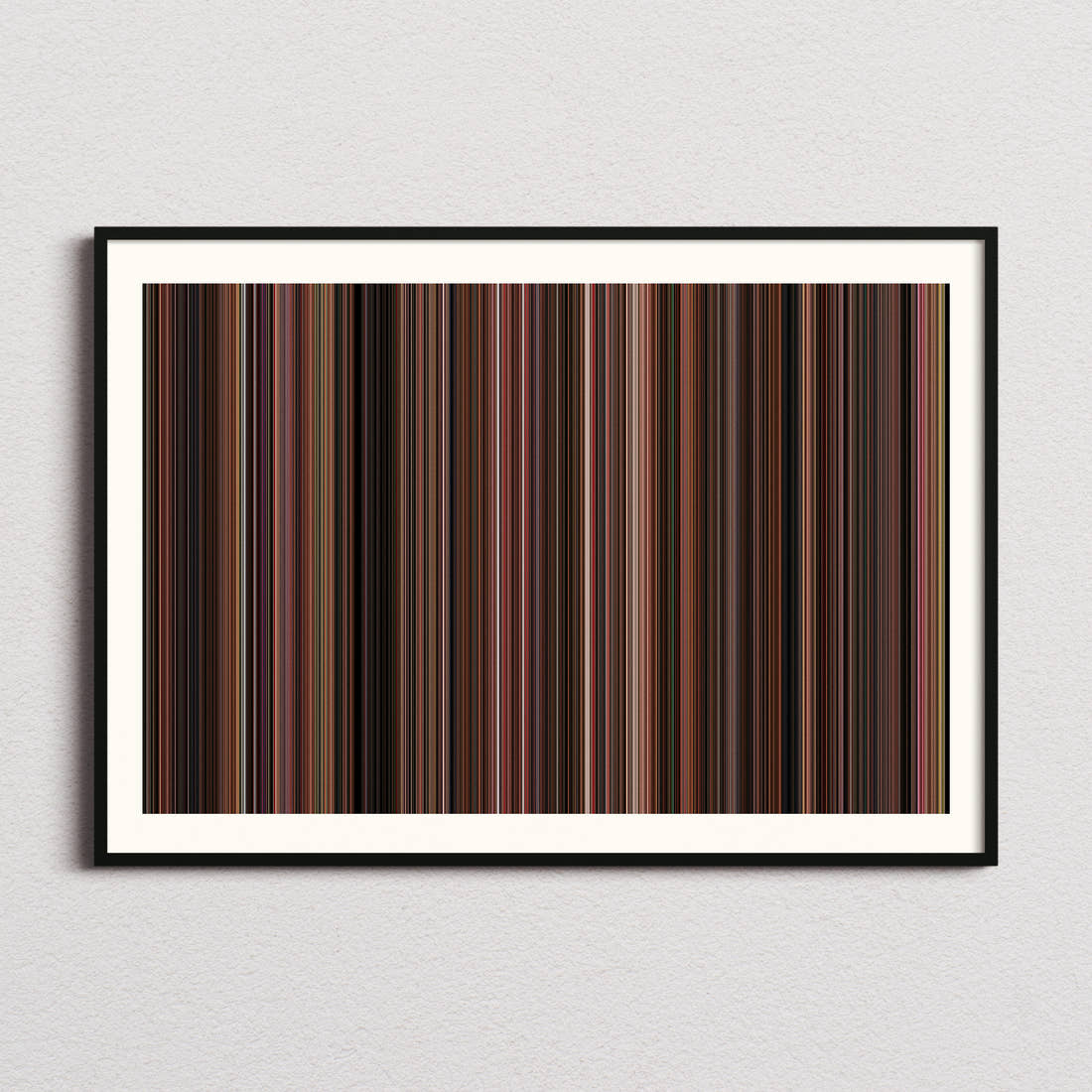 Bad Santa Movie Barcode Poster - Barcode Only