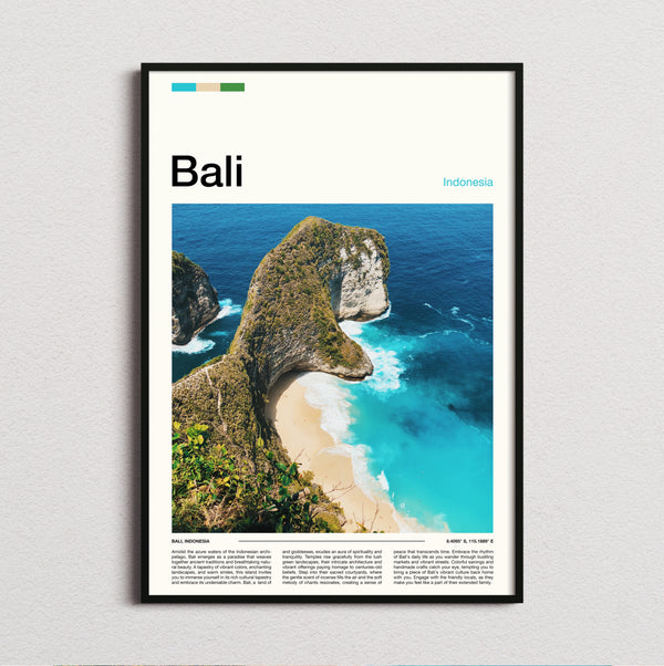 Bali - Kelingking Beach - Travel Print