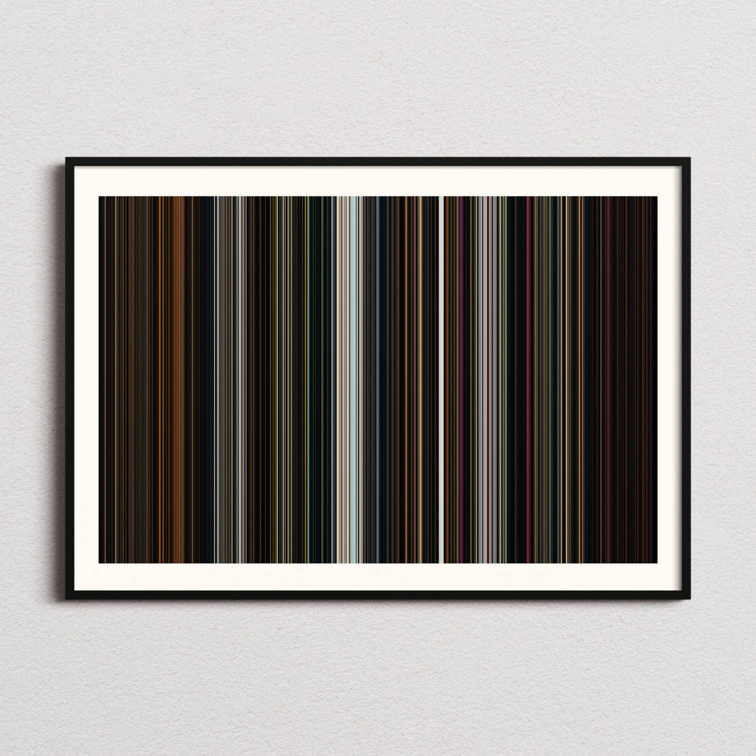 Barbarian Movie Barcode Poster - Barcode Only