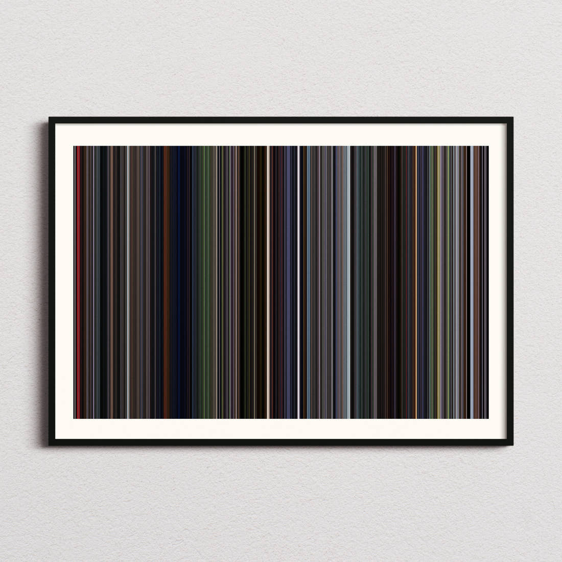 Battle Royale Movie Barcode Poster - Barcode Only