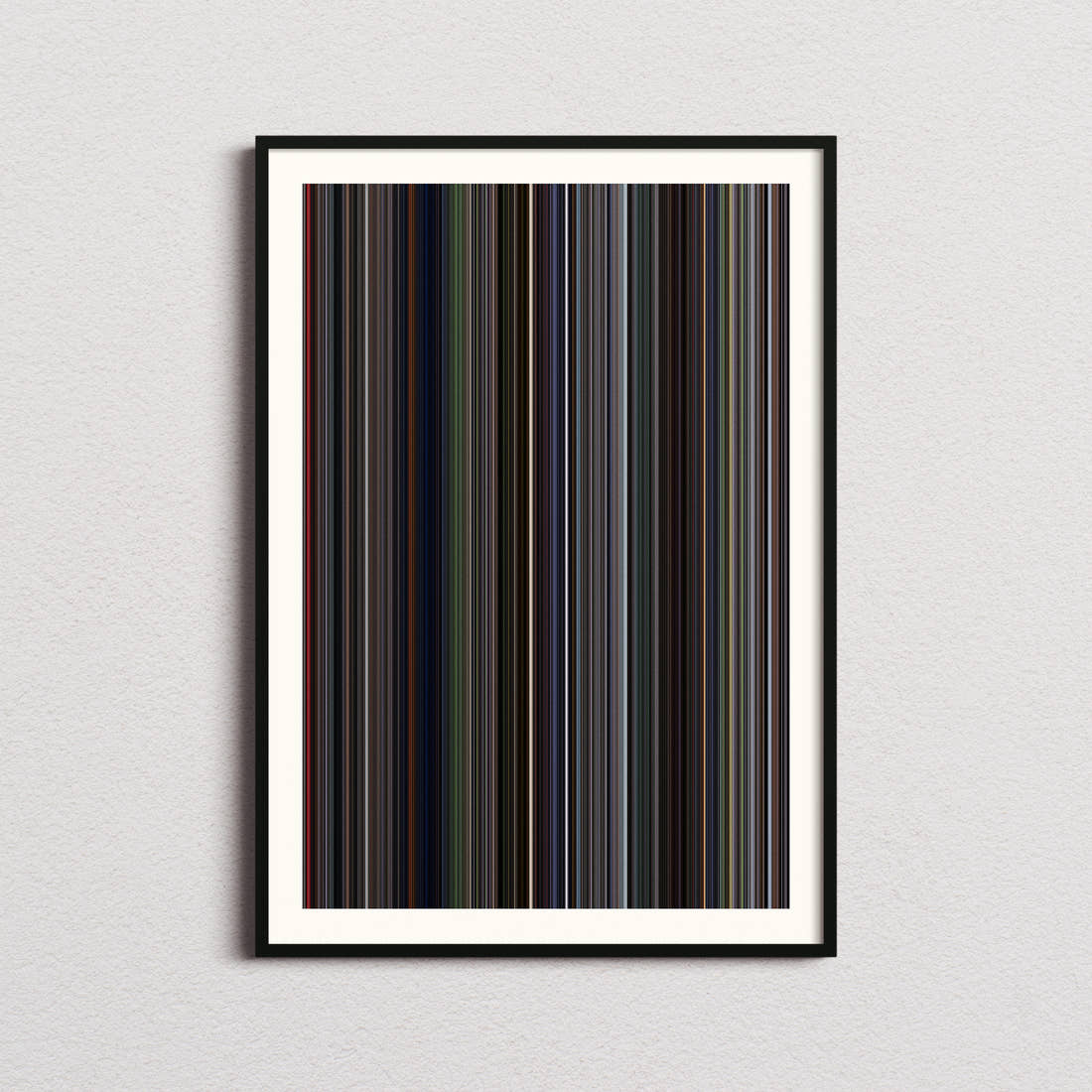 Battle Royale Movie Barcode Poster - Barcode Only